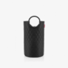Cesto de Lavandaria com Pegas M Preto Losangulos - Loophome
