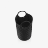 Cesto de Lavandaria com Pegas M Preto Losangulos - Loophome