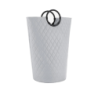 Laundry Bag L with Handles Rhombus Light Grey - Loophome