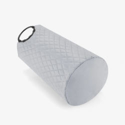 Laundry Bag L with Handles Rhombus Light Grey - Loophome