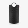 Laundry Bag L with Handles Rhombus Black - Loophome