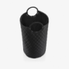 Cesto de Lavandaria com Pegas L Preto Losângulos - Loophome