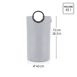 Cesto de Lavandaria com Pegas L Café Twist - Loophome