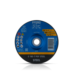 DISCO DESBASTAR SA-E 180-7 PSF AÇO PRV