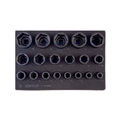 JOGO DE CHAVES BOCA E IMPACTO 1/2" - 19