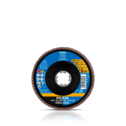 Discos Flap POLIFAN Zircônio Coríndon Z X-LOCK 125mm PFC Z60 PSF STEELOX PFERD