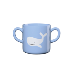 Caneca Infantil com Duas Pegas 250ml Baleia - Buddies
