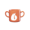 Caneca Infantil com Duas Pegas 250ml Raposa - Buddies