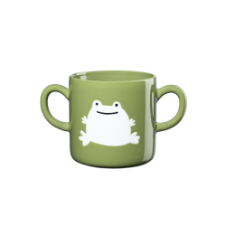 Caneca Infantil com Duas Pegas 250ml Sapo - Buddies