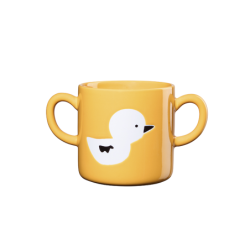 Caneca Infantil com Duas Pegas 250ml Pato - Buddies