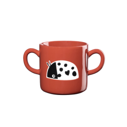 Caneca Infantil com Duas Pegas 250ml Joaninha - Buddies