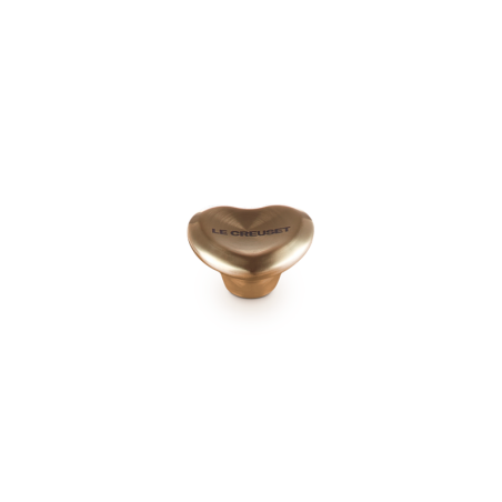Pomo 4,7cm Corazón Dorado Claro - Signature
