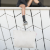 Hand Bag Herringbone Sand - Shopper XL