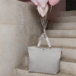 SACO DE COMPRAS XL ROSA CEU TWIST