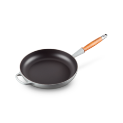 Low Frying Pan Wooden Handle Mist Grey 28cm - Signature