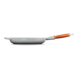 Low Frying Pan Wooden Handle Mist Grey 28cm - Signature