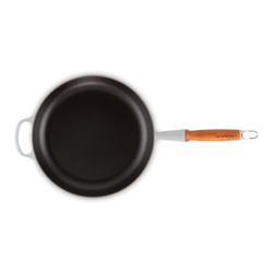 Low Frying Pan Wooden Handle Mist Grey 28cm - Signature
