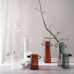 Vase Frosted 28cm - Rayu Glas