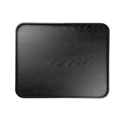 Bandeja com Pé 45,5x36cm Salgueiro - Wood Black