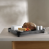 Bandeja com Pé 45,5x36cm Salgueiro - Wood Black