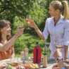 Expandable Wine Cooling Sleeve Red - Frizz