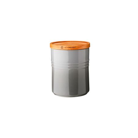 Stoneware Medium Storage Jar 540ml Mist Grey