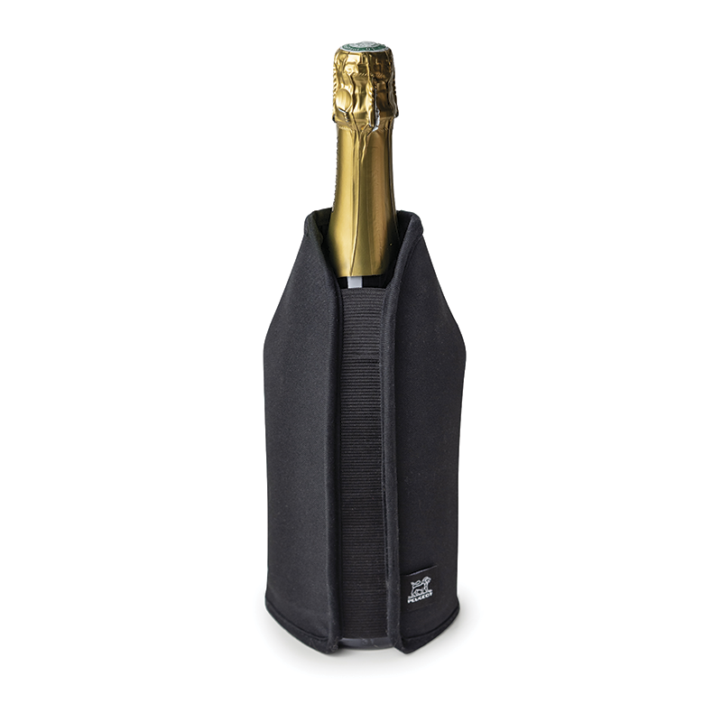 Expandable Wine Cooling Sleeve Black - Frizz