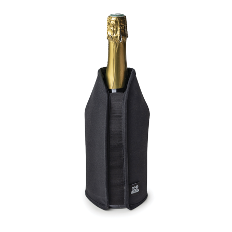 Expandable Wine Cooling Sleeve Black - Frizz