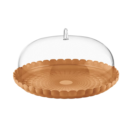 Prato para Bolo com Campânula S Terracotta - Tiffany