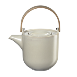 Teapot with Wooden Handle 1L Tofu - Coppa