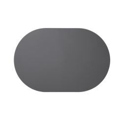 Oval Placemat 49,5x33cm Basalt - Placemats