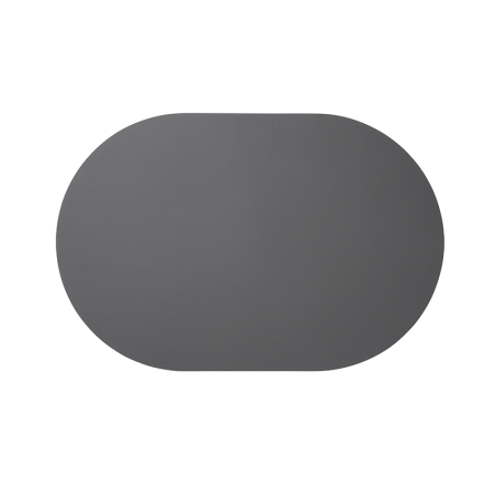 Oval Placemat 49,5x33cm Basalt - Placemats