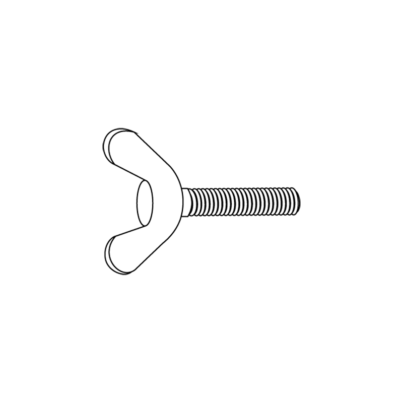 Parafuso Afinador de Viola DIN 316 M8x50 4.8 Zincado Branco CHEMITOOL FASTENERS Parafuso Afinador de Viola DIN 316 M8x50 4.8 Zincado Branco CHEMITOOL FASTENERS