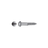Parafuso Cabeça Oval com Fenda para Madeira DIN 96 N18 3X12 Zincado Branco CHEMITOOL FASTENERS