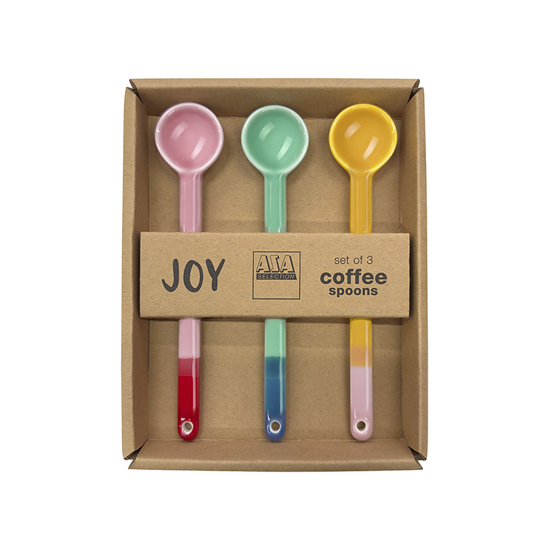 Set of 3 Spoons Smoothies Colors 15cm - Joy Set of 3 Spoons Smoothies Colors 15cm - Joy