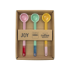 Set of 3 Spoons Smoothies Colors 15cm - Joy