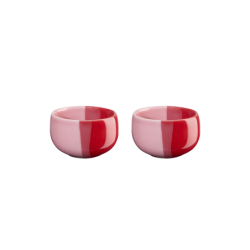 Set of 2 Egg Cups Strawberry Smoothie - Joy