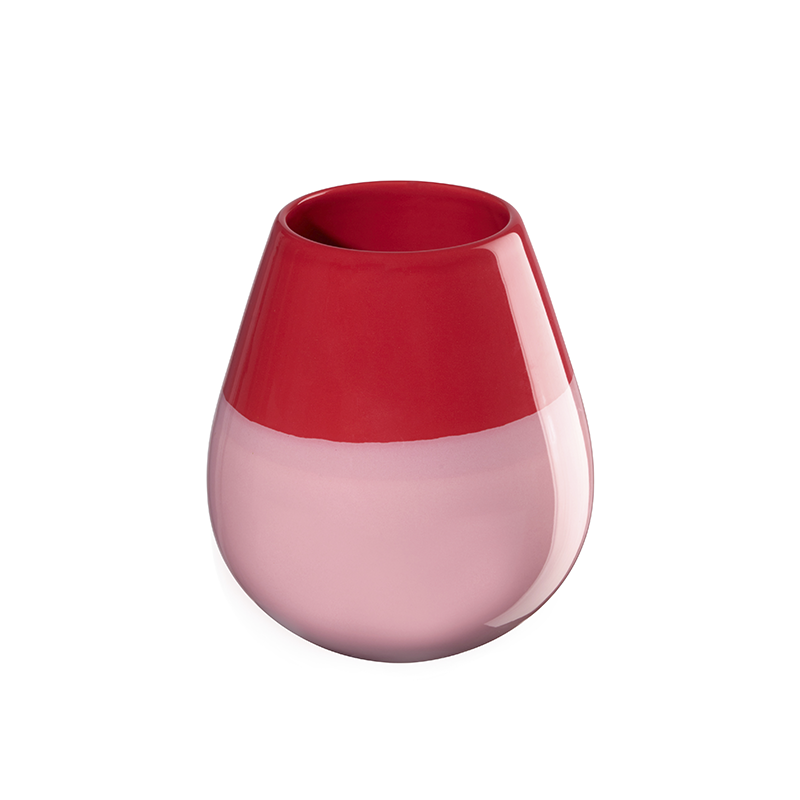 Vase Strawberry Smoothie 9x18cm - Joy