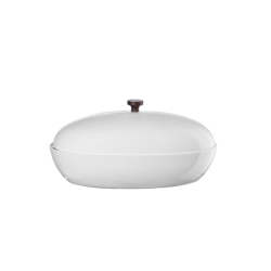 Caixa para Pão Branco 32cm - Kitchen Art