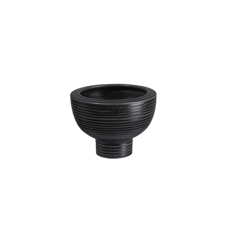 Vaso com Pé Preto 10cm - Midoro
