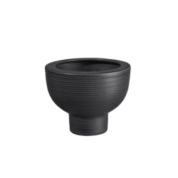 Vaso com Pé Preto 15,5cm - Midoro