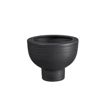 Vaso com Pé Preto 15,5cm - Midoro