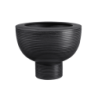 Vaso com Pé Preto 24cm - Midoro