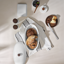 Butter Dish White - Kitchen Art