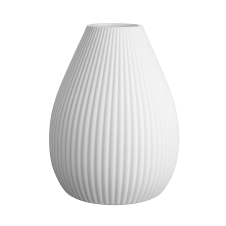 Jarra Branco 24cm Riscas - Rica