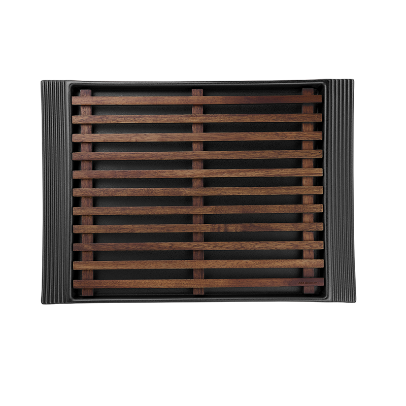 Bread Cutting Board Black - Kitchen Art