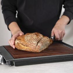 Bread Cutting Board Black - Kitchen Art