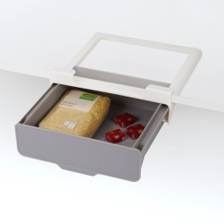 Under-Shelf Drawer Storage Organizer Grey - CupboardStore