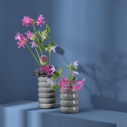 Vase Cool Grey 16cm - Loopy