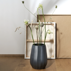 Vase Anthracite 25cm - Cliff